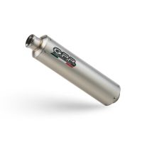 GPR escape compatível com  Suzuki Gsx-R 1000  2001-2002, Inox Tondo, Silenciador de escape, aprovado, montagem com flange específico (bolt-on), com db killer removível 