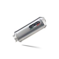 Escape compatível com Aprilia Mana 850 Gt 2007-2016, Satinox, Escape homologado semi-completo com db killer removível 