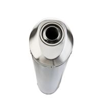 Escape compatível com Royal Enfield Classic - Bullet Efi 500 2009-2016, Satinox , Sistema homologado apenas para ruído, válido para mercados fora da UESilencioso com tubo de ligação 