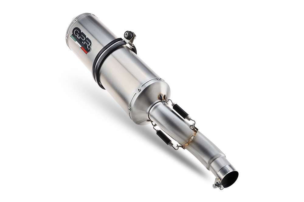 Escape compatível com Royal Enfield Classic - Bullet Efi 500 2009-2016, Satinox , Sistema homologado apenas para ruído, válido para mercados fora da UESilencioso com tubo de ligação 