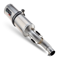 Escape compatível com Yamaha Tracer 700 GT 2019-2020, Satinox , Escape completo, não legal para países da UE, com db killer removível 