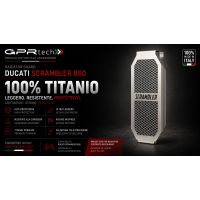 GPR TECH compatível com Ducati Scrambler 800 2015/2016 Placa antiderrapante de titânio 