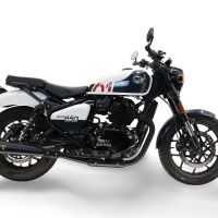 Escape compatível com Royal Enfield Shotgun 650 2024-2025, Ultracone Black, Escapamento racing, duplo silencioso, com tubos de conexão, artigo sem homologação 