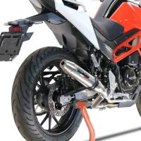 GPR escape compatível com Swm Motorcycles Hoku 125 2022-2024, Deeptone Inox, Escape legal, homologado, silenciador com db killer removível e tubo de ligação específico 