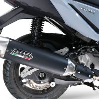 GPR escape compatível com  Sym ADX 300 2024-2026, Furore-X Scooter, Silenciador homologado para ruído, com catalisador 
