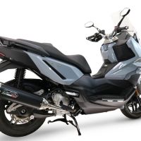 GPR escape compatível com  Sym ADX 300 2024-2026, Furore-X Scooter, Sistema de escapamento de corrida incluindo tubo de ligação específico com dbkiller 