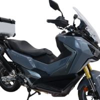 Top case maletas GPR TECH compatível com Bmw G 310 Gs 2017/2021 e4 Top Case Alpi-Tech em alumínio, cor prata com placa específica incluída Capacidade Litros 45