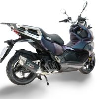 GPR escape compatível com Sym ADX 125 2024-2026, Furore-X Scooter, Sistema de escape completo, incluindo tubo de ligação e silenciador DB Killer amovível. 