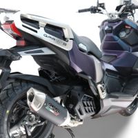 GPR escape compatível com Sym ADX 125 2024-2026, Furore-X Scooter, Sistema de escape completo, incluindo tubo de ligação e silenciador DB Killer amovível. 