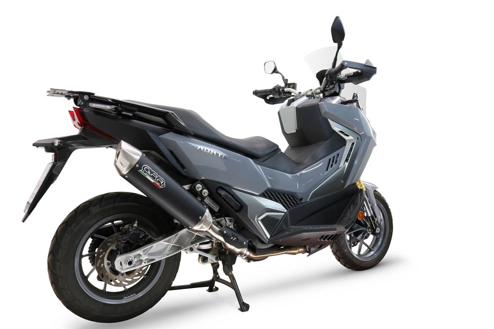GPR escape compatível com  Sym ADX TG 400 2024-2026, Furore-X Scooter, Silenciador homologado para ruído, com catalisador 