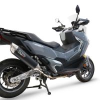 GPR escape compatível com  Sym ADX TG 400 2024-2026, Furore-X Scooter, Silenciador homologado para ruído, com catalisador 