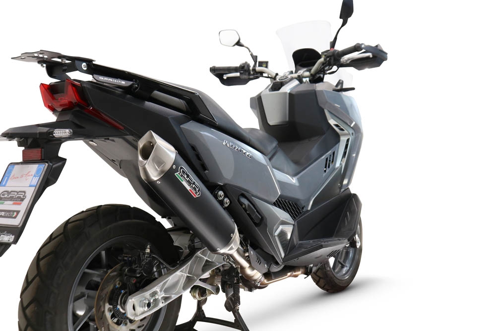 GPR escape compatível com  Sym ADX TG 400 2024-2026, Furore-X Scooter, Silenciador homologado para ruído, com catalisador 