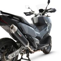 GPR escape compatível com  Sym ADX TG 400 2024-2026, Furore-X Scooter, Silenciador homologado para ruído, com catalisador 