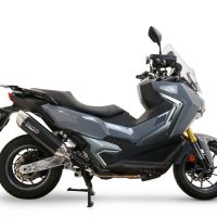 GPR escape compatível com  Sym ADX TG 400 2024-2026, Furore-X Scooter, Sistema de escapamento de corrida incluindo tubo de ligação específico com dbkiller 