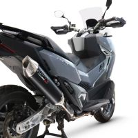 GPR escape compatível com  Sym ADX TG 400 2024-2026, Furore-X Scooter, Sistema de escapamento de corrida incluindo tubo de ligação específico com dbkiller 