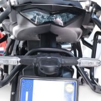 GPR TECH compatível com  Zontes 703 F 2025/2026 Rack específico para malas laterais 38 Lt + 38 Lt cor preto Capacidade 38 LT. + 38 LT.