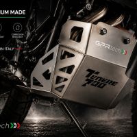 GPR TECH compatível com Yamaha Tenere 700 2025/2026 e5 Plus Placa antiderrapante de titânio 