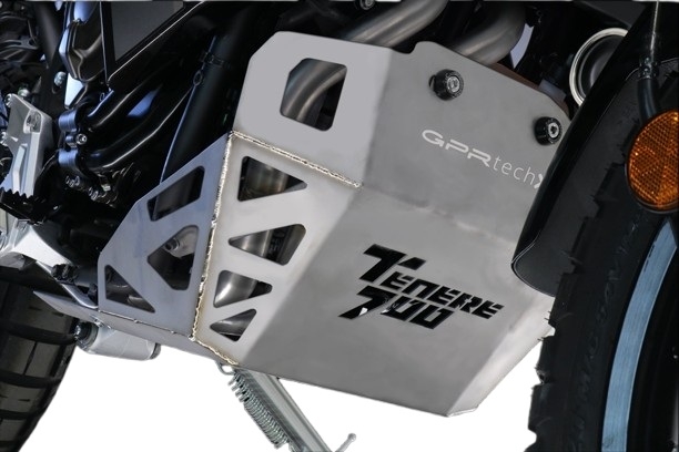 GPR TECH compatível com Yamaha Tenere 700 2019/2020 e4 Placa antiderrapante de titânio 