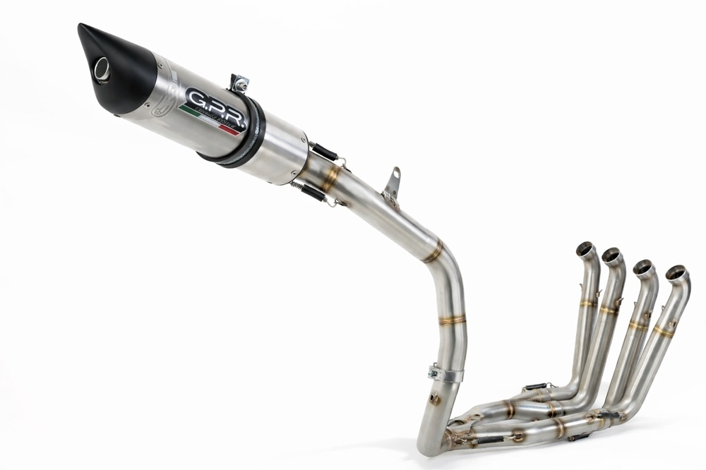 GPR escape compatível com Honda Cbr 600 Rr  2007-2023, Tiburon Titanium, Escape racing linha completa, silencioso mais coletor com dbkiller, não homologado  