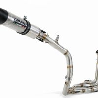 GPR escape compatível com Honda Cbr 600 Rr  2007-2023, Tiburon Titanium, Escape racing linha completa, silencioso mais coletor com dbkiller, não homologado  