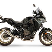 GPR escape compatível com Yamaha Tracer 7 GT 2020-2024, Deeptone Inox, Escape racing linha completa, silencioso mais coletor com dbkiller, não homologado 