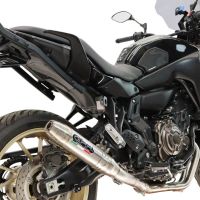GPR escape compatível com Yamaha Tracer 700 2016-2019, Albus Ceramic, Escape completo, não legal para países da UE, com db killer removível 