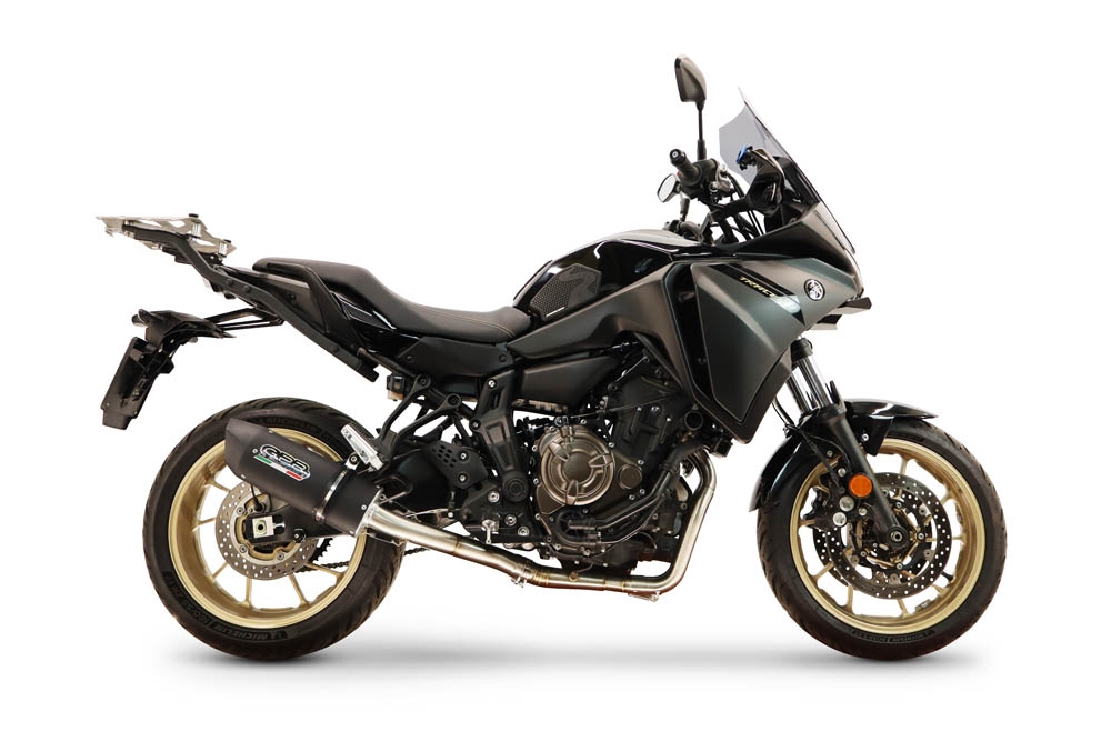 GPR escape compatível com Yamaha Tracer 700 2016-2019, Furore Nero, Escape racing linha completa, silencioso mais coletor com dbkiller, não homologado 