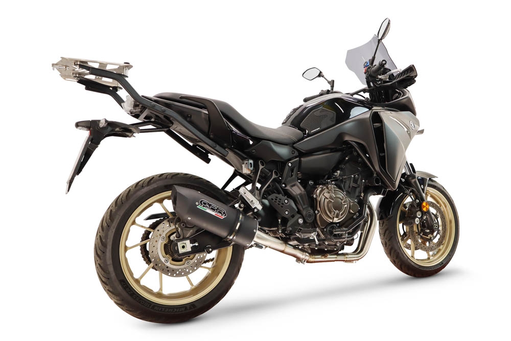 GPR escape compatível com Yamaha Tracer 700 2016-2019, Furore Nero, Escape racing linha completa, silencioso mais coletor com dbkiller, não homologado 