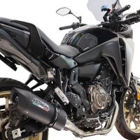 GPR escape compatível com Yamaha Tracer 700 2016-2019, Furore Nero, Escape racing linha completa, silencioso mais coletor com dbkiller, não homologado 