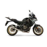 GPR escape compatível com Yamaha Tracer 7 2021-2024, New Grand Prix Evo Titanium, Sistema homologado com catalisador linha completa, silencioso mais coletor 