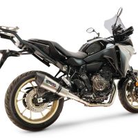 GPR escape compatível com Yamaha Tracer 700 2020-2021, New Grand Prix Evo Titanium, Sistema homologado com catalisador linha completa, silencioso mais coletor 