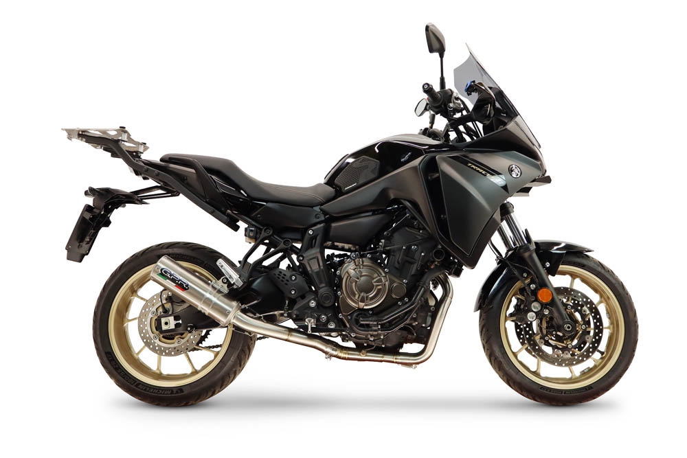 GPR escape compatível com Yamaha Tracer 700 2016-2019, M3 Inox , Sistema homologado com catalisador linha completa, silencioso mais coletor 