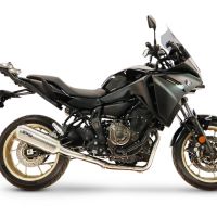 GPR escape compatível com Yamaha Tracer 7 GT 2020-2024, Satinox , Sistema homologado com catalisador linha completa, silencioso mais coletor 