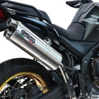 GPR escape compatível com  Voge 625DSX 2024-2025, Dual Inox, Escape legal, homologado, silenciador com db killer removível e tubo de ligação específico 