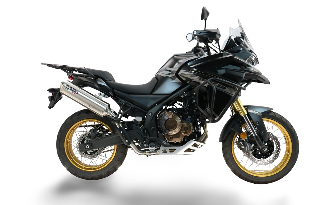 GPR escape compatível com Voge 625DSX 2024-2025, Satinox , Escape legal, homologado, silenciador com db killer removível e tubo de ligação específico 