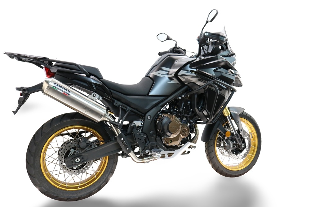 GPR escape compatível com Voge 625DSX 2024-2025, Satinox , Escape legal, homologado, silenciador com db killer removível e tubo de ligação específico 