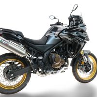 GPR escape compatível com Voge 625DSX 2024-2025, Satinox , Escape legal, homologado, silenciador com db killer removível e tubo de ligação específico 