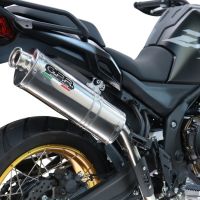 GPR escape compatível com Voge 625DSX 2024-2025, Trioval, Escape legal, homologado, silenciador com db killer removível e tubo de ligação específico 