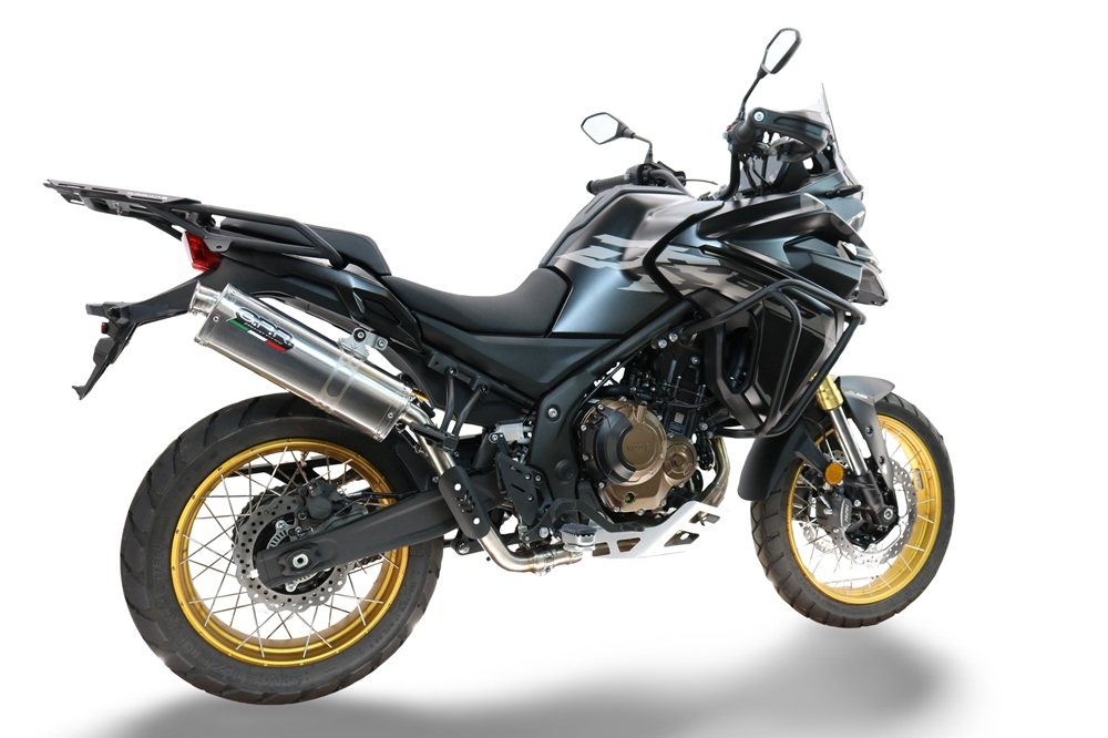 GPR escape compatível com Voge 625DSX 2024-2025, Trioval, Escape legal, homologado, silenciador com db killer removível e tubo de ligação específico 