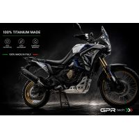 GPR TECH compatível com Voge DS 800 Rally 2025/2026 e5 plus Placa antiderrapante de titânio 