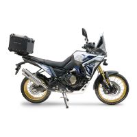 Top case maletas GPR TECH compatível com Voge DS 800 Rally 2025/2026 e5 plus Top Case Alpi-Tech em alumínio, cor preta com placa específica incluída Capacidade Litros 45
