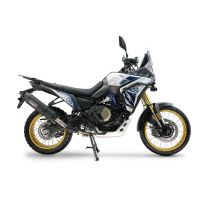 GPR escape compatível com Voge DS 800 Rally 2025-2026, Furore-X Titanio Nero, Sistema de escapamento de corrida incluindo tubo de ligação específico com dbkiller 