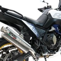 GPR escape compatível com  Voge DS 800 Rally 2025-2026, Trioval, Escape legal, homologado, silenciador com db killer removível e tubo de ligação específico 