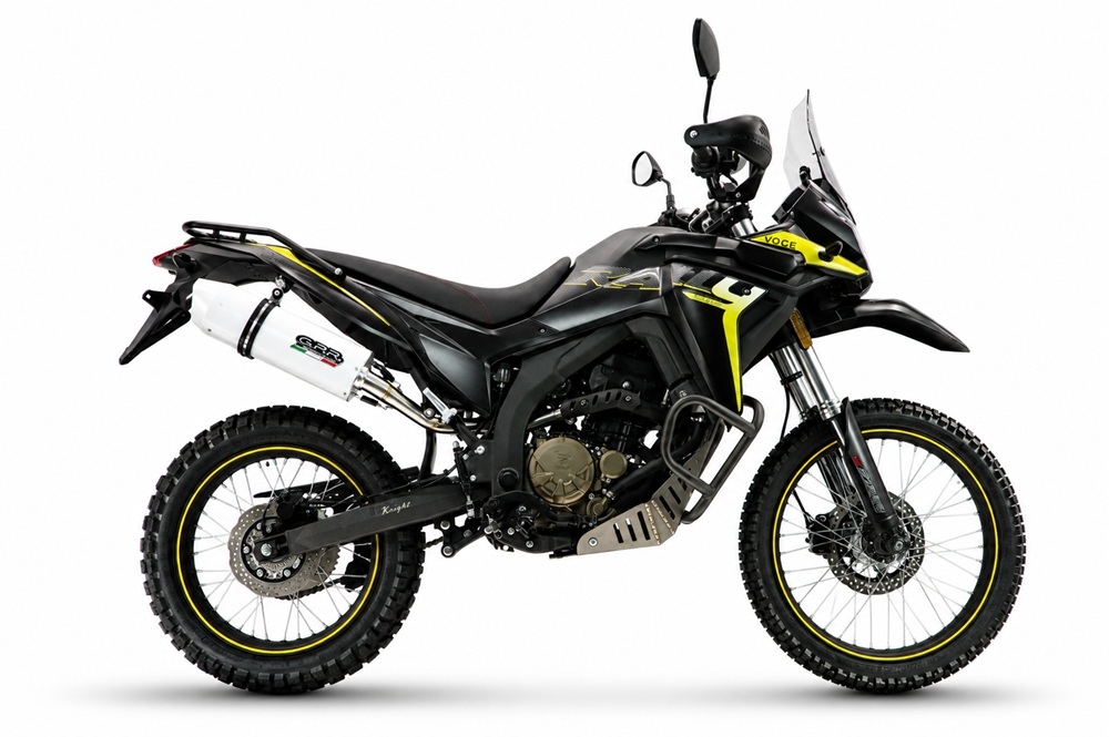 GPR escape compatível com Voge 300Rally 2025-2026, Albus Evo4, Escape homologado, legal para mercados NÃO europeus, incluindo tubo de ligação e db killer removível 