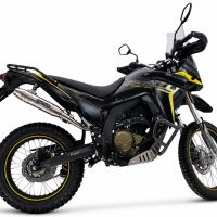 GPR escape compatível com Voge 300Rally 2025-2026, Deeptone Inox, Escape homologado, legal para mercados NÃO europeus, incluindo tubo de ligação e db killer removível 