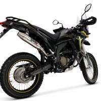 GPR escape compatível com Voge 300Rally 2025-2026, Deeptone Inox, Escape homologado, legal para mercados NÃO europeus, incluindo tubo de ligação e db killer removível 
