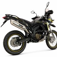 GPR escape compatível com Voge 300Rally 2025-2026, Furore-X Inox, Escape homologado, legal para mercados NÃO europeus, incluindo tubo de ligação e db killer removível 