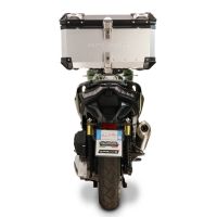 Top case maletas GPR TECH compatível com Voge SR 450 X 2026/2027 e5 plus Top Case Alpi-Tech em alumínio, com porta-bagagens específico em alumínio cor preto com placa específica incluída Capacidade Litros 45
