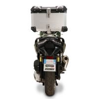 Top case maletas GPR TECH compatível com Voge SR 450 X 2026/2027 e5 plus Top Case Alpi-Tech em alumínio, com porta-bagagens específico em alumínio cor preto com placa específica incluída Capacidade Litros 35