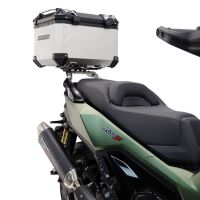Top case maletas GPR TECH compatível com Voge SR 450 X 2026/2027 e5 plus Top Case Alpi-Tech em alumínio, com porta-bagagens específico em alumínio cor preto com placa específica incluída Capacidade Litros 35